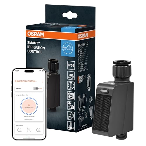 OSRAM SMART+ Controller per irrigazione, sistema di irrigazione smart per il giardino tramite tecnologia Wi-Fi, compatibile con Google, Alexa e l’app SMART+