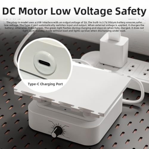 Mezclador orbital de mesa compacto de 30-120 RPM con alimentación Tipo C 8
