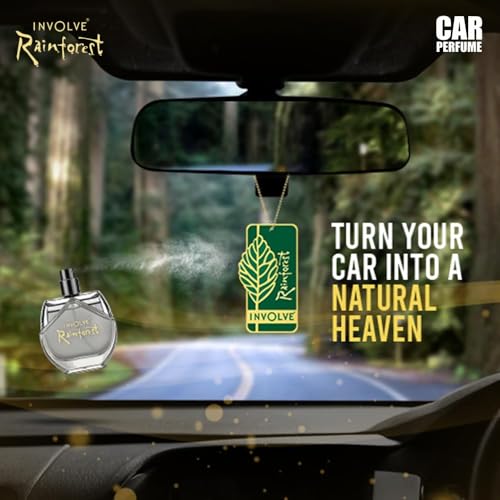 Image of Involve ONE Musk Car Perfume & Rainforest Crystal Rain Spray Air Car Perfume Combo (Pack of 2) | Long Lasting Fragrance | Car Fresheners | Car Accessories Interior | Car Accessories 2026