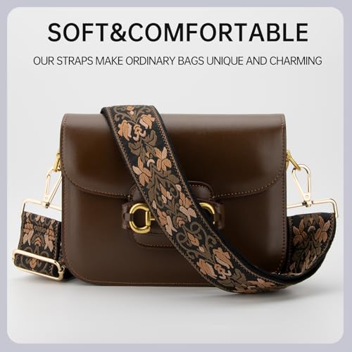 Image of Purse Straps Replacement Crossbody Wide Bag Strap for Purses Adjustable Shoulder Straps for Women Bags