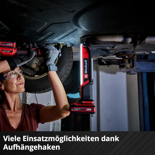 Einhell Akku-Lampe TE-CL 18/1000 S Li - Solo Power X-Change (18 V, klappbarer Leuchtkopf, 3 Leuchteinstellungen, 15 LEDs, 1000 Lumen, 5700 Kelvin, ohne Akku)