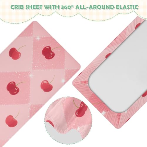 Parure de lit imperméable rouge cerise haut de gamme à strass pailletés - 5