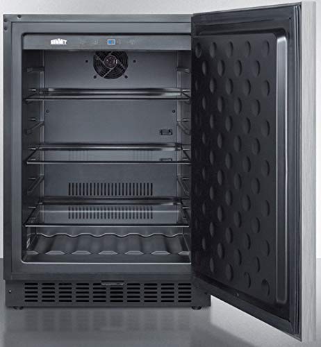 Image of Summit FF64BXSSHH Wine and Beverages Refrigerator, Stainless Steel