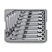 GEARWRENCH 12 Pc. 12 Pt. XL X-Beam Flex Head Ratcheting Combination Wrench Set, Metric - 85288