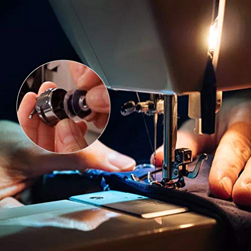 BAOFUYA 25 Stück Transparente Kunststoff-Nähspulen mit Aufbewahrungsbox, Langlebig mit Verschiedenen Fäden, Kompakt für Heim- und Industrienähmaschinen (Sortierte Farbe)