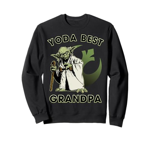 Sweatshirt Yoda Best Grandpa Star Wars : le cadeau idéal pour la Fête des Pères