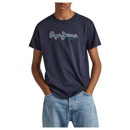 Pepe Jeans Wido T-Shirt, Azul (Dulwich), XS para Hombre