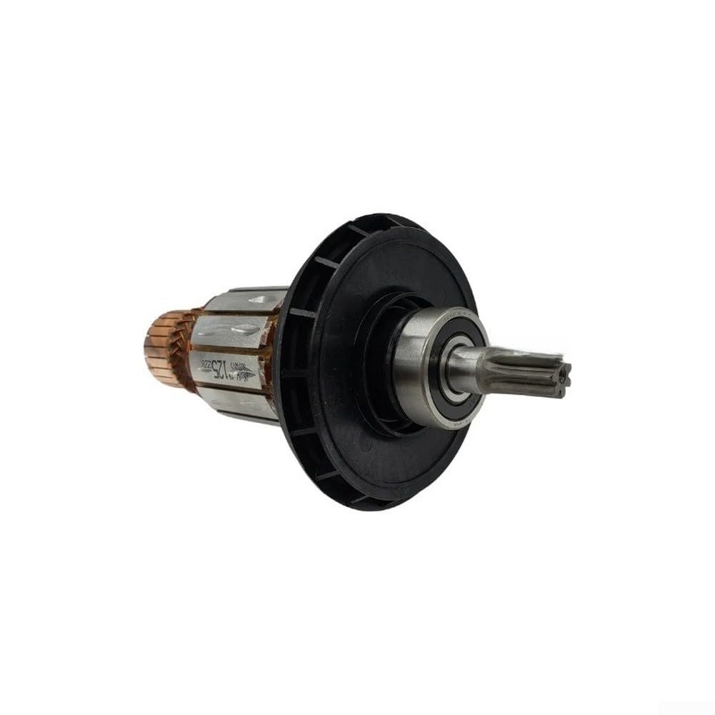 Armadura de repuesto para martillos eléctricos Gbh5-40 y Gsh5 compatible con el número de pieza 1614011128 Conjunto de rotor de metal para herramientas de martillo rotativo, fácil de instalar, pieza