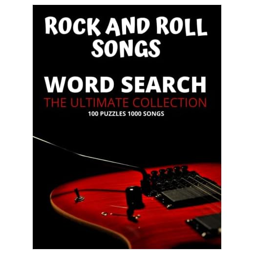 Rock and Roll Songs Word Search The Ultimate Collection: Songs for Solo Artists, Groups and Bands. The Ultimate Rock Music Word Search Puzzle Book