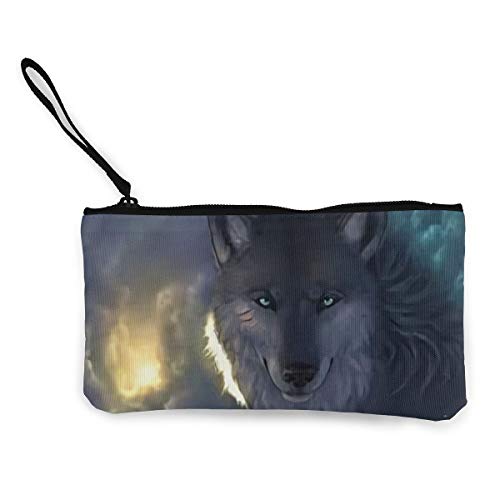 Preisvergleich Produktbild Schöne Geldbörse Frauen Mädchen Clutch, Coinskosmetik, Kreditkarten-Wolf