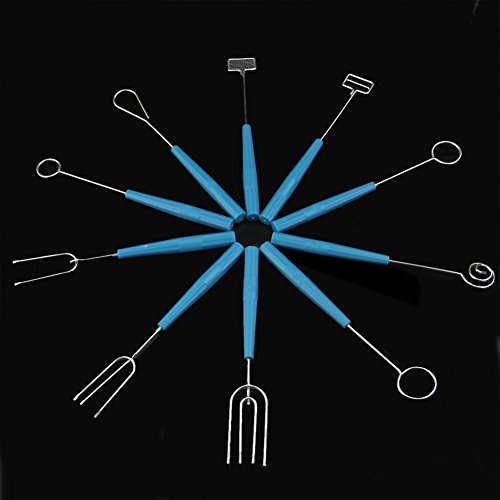 Farmunion 10pcs Chocolate Dipping Fork Cake Fondue Fountain Decorating Tool DIY 1 Set New
