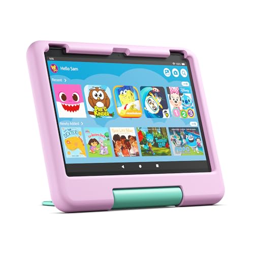 Image of Amazon Kid-Proof Case for Fire HD 10 tablet (Only compatible with 13th generation tablet, 2023 release) - Pink