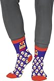 FIESTAS GUIRCA | Calcetines Beerman Multicolor (42-48) - Accesorio Textil para Disfraz de Superhéroe de Cerveza - Ideal para Fiestas de Disfraces, Carnaval y Halloween - Adulto Unisex - Multicolor