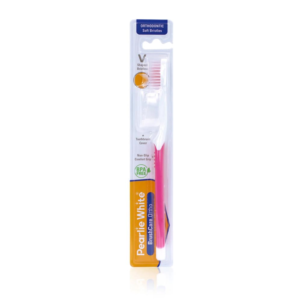 Pearlie White Orthodontic Toothbrush Pwe0045Clnoce, Assorted