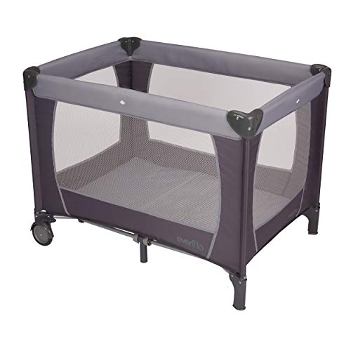 Image of Evenflo Portable BabySuite Playard (Silverado Gray)