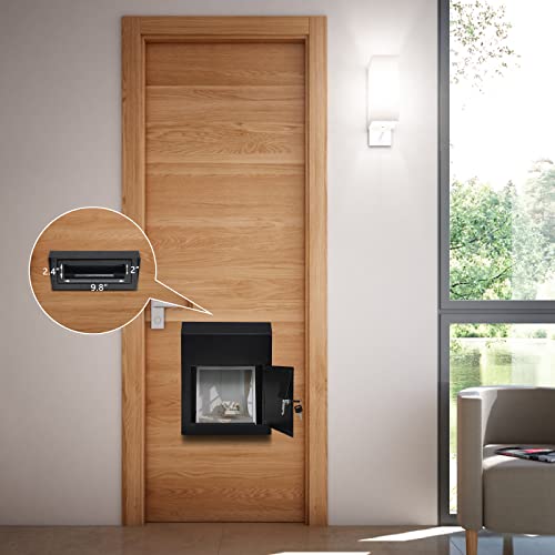 Xydled XYD-MA020-B2 Door Drop Box For Mail, Heavy Duty Mail Boxes thumb #7