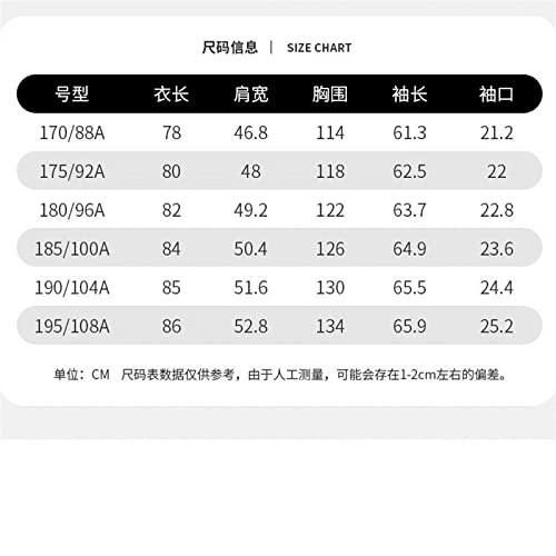 TIYRUS Jaqueta de inverno de cem colares no parágrafo longo jaqueta masculina simples top de maré (c