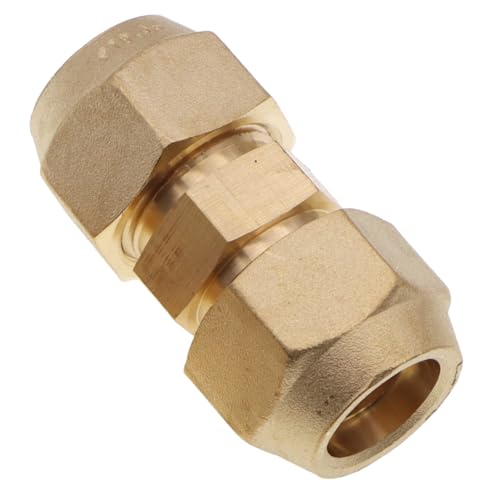 Image of Air Conditioning Copper Pipe Extension for Joint Double Connector Intermediate Connection Head Free Welding Butt Tube Diameter 6-19mm Flare Nut (3 /4 inch (19.05mm) Tube)