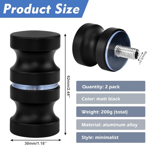 STCRERAG 2 Packs Shower Door knobs - Image 2