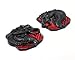 Xpipnns Pair Custom Dark Horse Cobra Style Emblem Compatible with 2011-2024+ Mustang F150 Dark Coyote Badge (Black Red)