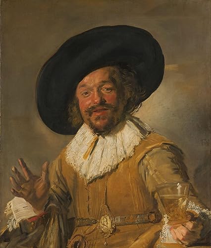 Meisterdrucke de Frans Hals une peinture murale d'exception en toile 60x90cm