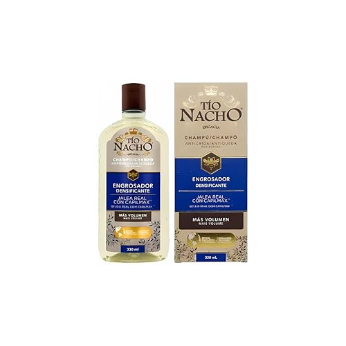 Champú anticaída engrosador densificante Tío Nacho botella 330 ml