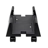 Syba CPU Stand for Heavy PC Chassis ATX Plastic Case Adjustable Width w/ Wheels