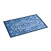 Collections Etc Classic Medallion Design Accent Rug with Skid-Resistant Backing - Perfect for Any Room in Home, Blue, 26