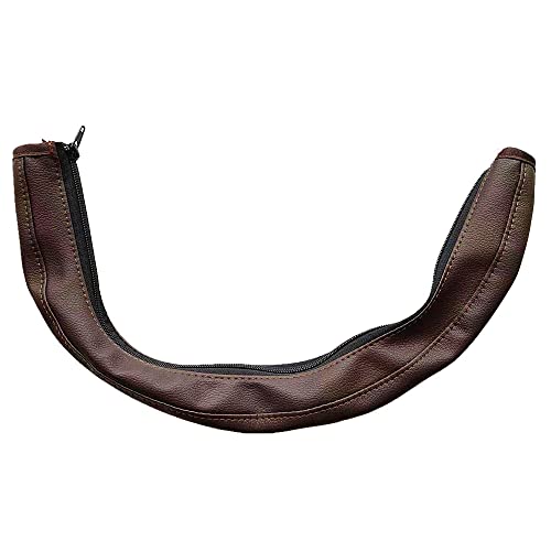 image for MINILUJIA Removable Zipper PU Leather Bumper Handlebar Sleeve for Baby