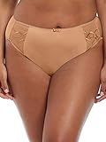 Elomi Women's Plus-Size Cate Embroidered Briefs Underwear, Hazel, XXL