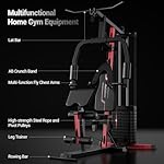 Home Gym System with 160LB Weight Stack, Multifunctional All-in-One Workout Station, Full Body Strength Training System - Image 3