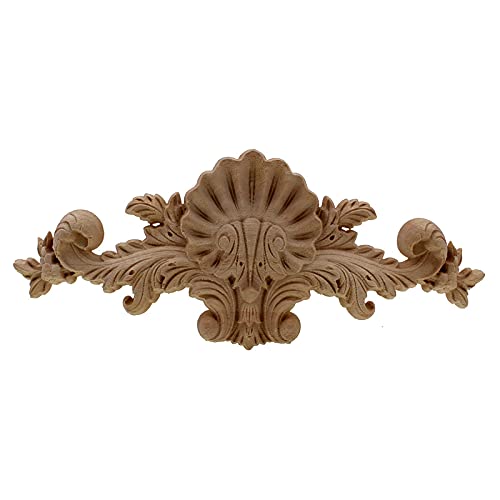 Sculpture sur bois de fleurs LVTFCO 27x11cm pour moulure meuble