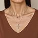 Buyongwant Star Necklace for Women Double Layered Chain Irregular Y2k Fashionable Simple Silver Jewelry