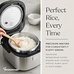 10-Cup (Cooked) Low Sugar Rice Cooker & Steamer, Stainless Steel - Image 2