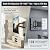 HumanCentric Heavy Duty Full Motion TV Wall Mount for 60-100" TVs, 176lb Capacity, 15° Tilt, 45° Swivel, 24" Extension, Max VESA 900x600mm, Flat or Curved, for Wood or Concrete, Hardware Included