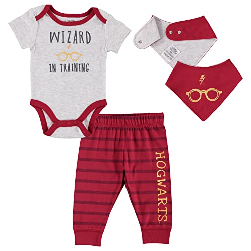 Image of Harry Potter Baby Boys Bodysuit Jogger Pants | 3 Piece Set