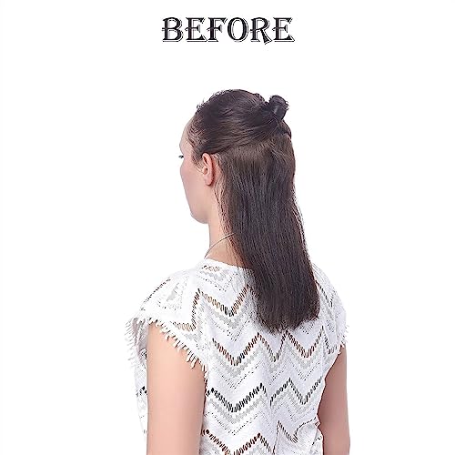 Extension de cheveux à clip ondulé 61cm en synthétique volumineux
