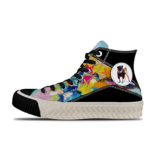 Chaussures montantes carlin coloré baskets respirantes mode animation homme femme