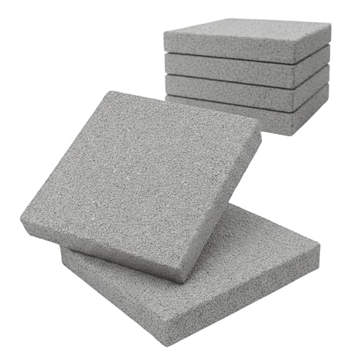 Fanuli Manufatti Set 4 Basi Ombrellone in Cemento 50x50 – Mattoni Pesanti Grigi 40 kg Cadauno – Totale 160 kg – Zavorra Ombrelloni E Gazebo – Made in Italy (4, Pesante Grigio)