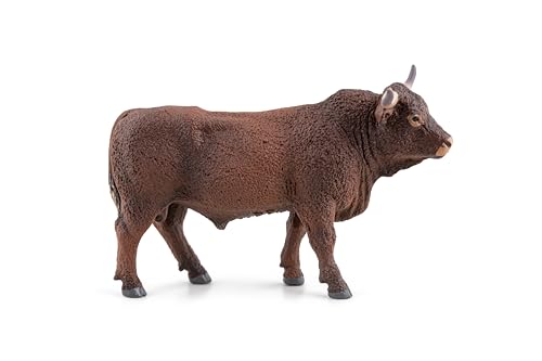 Papo - Realistic Salers Bull Figure - Ages 3+ - Farm Life Collection - Educational Play Farm Animals - Gift Idea Toy for Girls and Boys - Image 2