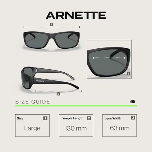 ARNETTE Uka-Uka AN4290 Rectangle Sunglasses for Men for Women +BUNDLE with ACCESSORY EYEWEAR KIT3