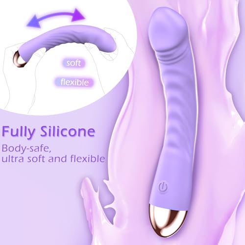 Vibrator-Sex-Toys-for-Women-Erncuuc-Realistic-Dildo-Adult-Toys-with-10-Vibration-Modes-USB-Rechargeable-IPX7-Waterproof-Quiet-G-Spot-Clitoral-Silicone-Dildos-Vibrators-for-Couples-Purple