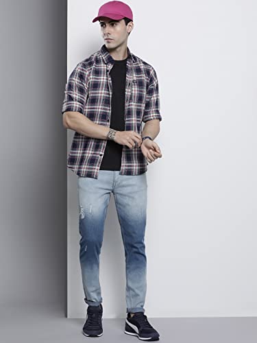 Image of THE Indian Garage CO Men Polycotton Slim Fit Shirt
