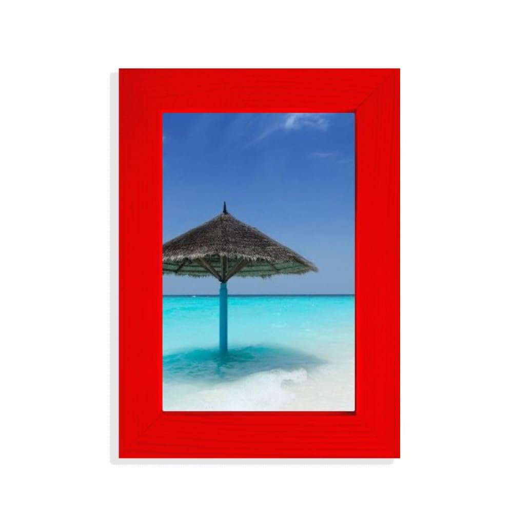 Tendance art rouge cadre photo pour dynamiser un mur blanc vide