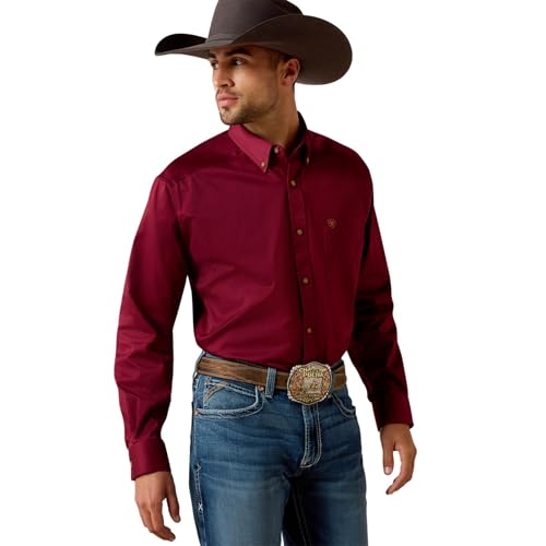 Image of Ariat Men's Solid Twill Classic Fit Shirt