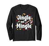 Photo Gallery jingle & mingle festa di natale maglia a manica Photo Gallery jingle & mingle festa di natale maglia a manica