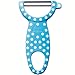 Kuhn Rikon Original Swiss Peeler, Polka Dot, 4-Inch, Blue