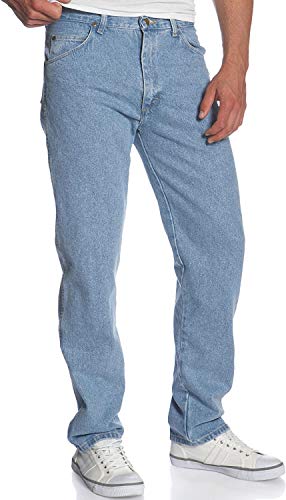 Jean Wrangler Classique Homme Indigo contre l'usure prématurée taille 32W