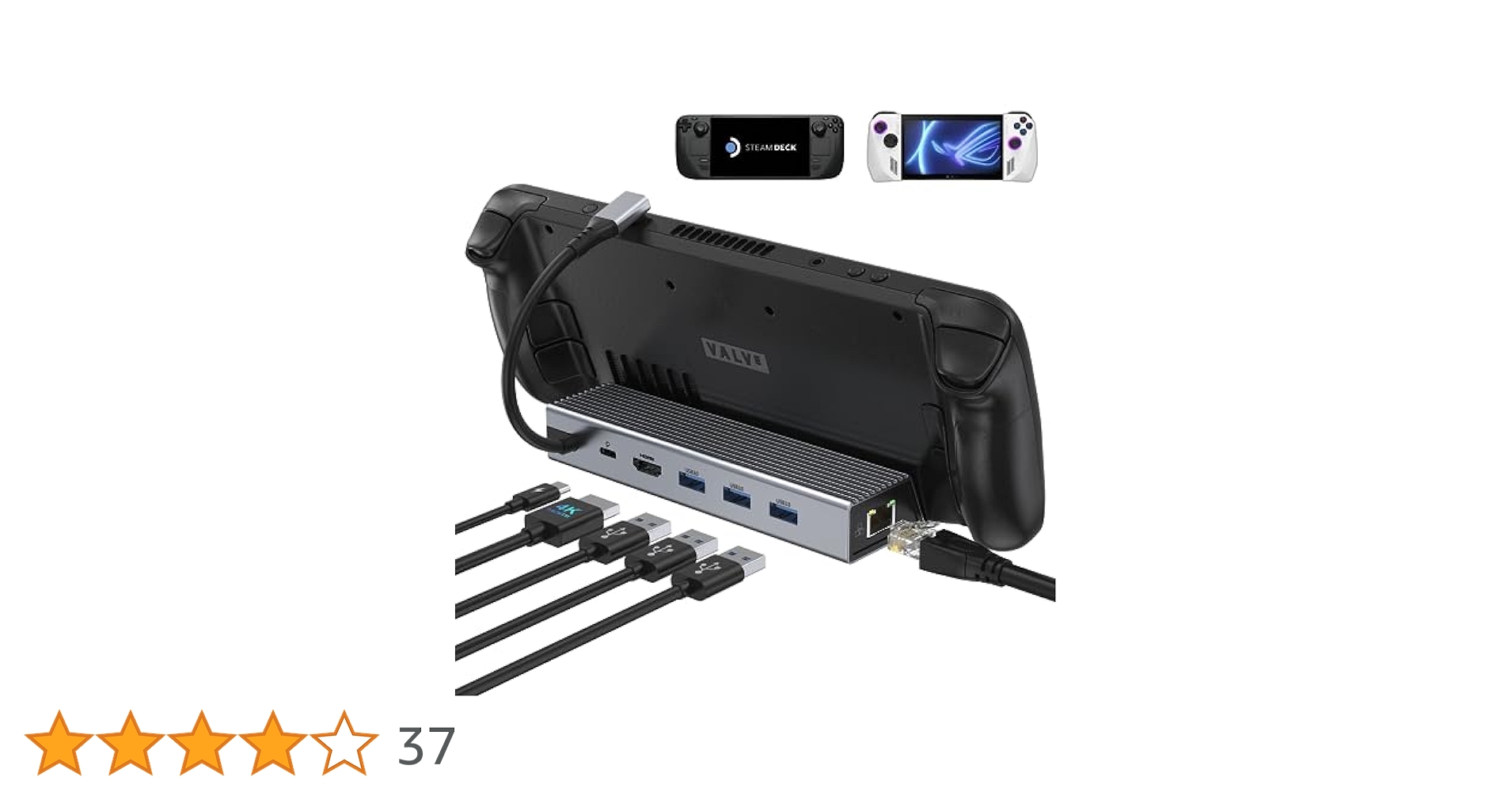 Docking Station for Steam Deck,6-in-1 Steam Deck Dock with