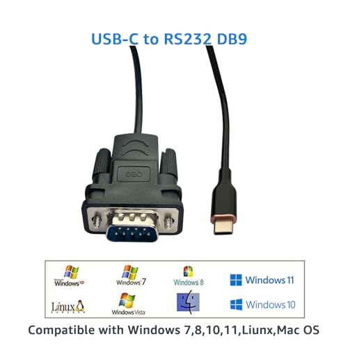 Câble RS232 DB9 USB-C FTDI DSD TECH pour programmation stable